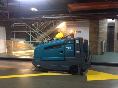 parking lot sweeper