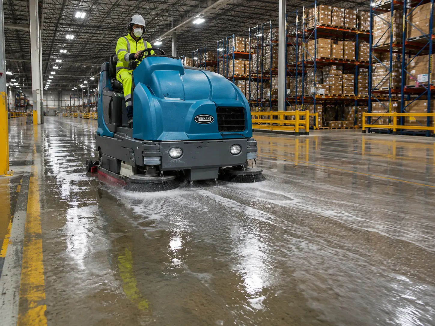 Industrial equipment cleaning